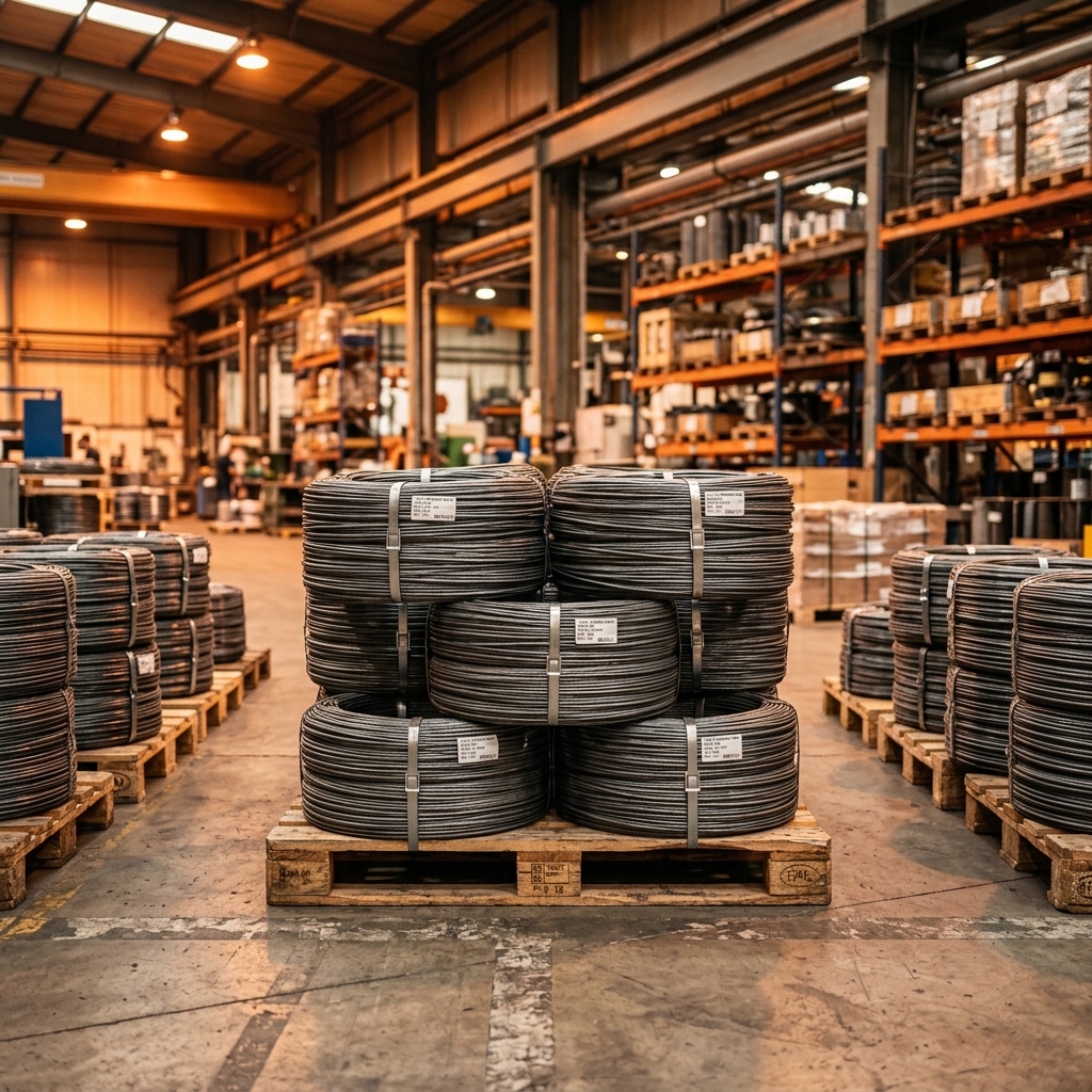 Binding wire for rebar tying in construction